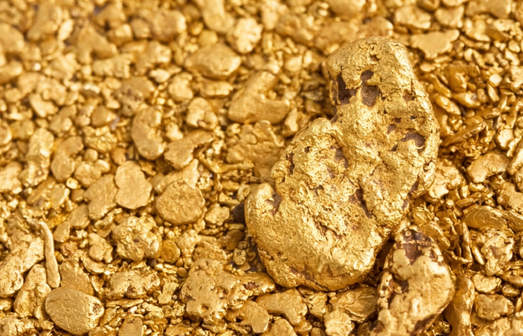 natural placer gold nuggets